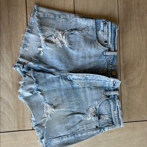 Abercrombie & Fitch Light Blue Jean Shorts